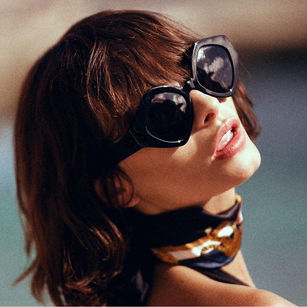 New Pared Romeo and Juliet Sunglasses Black